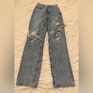 Ripped Acid Washed Pacsun Boyfriend Jean